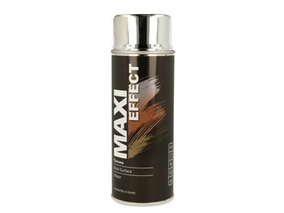 Maxicolor Metallic Chrome Spray Paint 400ml for Wood Metal Plastic Fast Drying - Image 10
