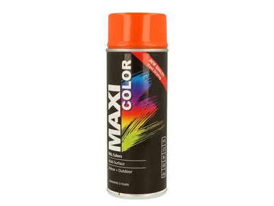 Maxicolor Orange Spray Paint Gloss Pure 400Ml Mx2004 - Image 8