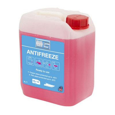 B&Q -  Antifreeze 5L CaravanHomePool And Hot Tub Water System Protection
