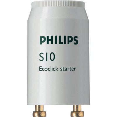 Philips 4-65W S10 Starter Sin 220 240V Wh Eur Fluorescent Tube Primer from B&Q