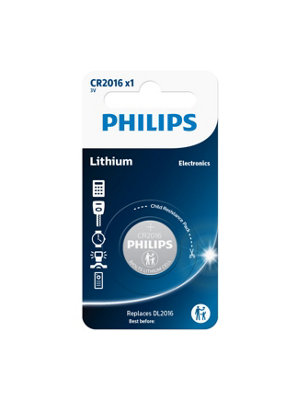 B&Q -  Lithium Con Cell Battery Cr2016 (1 In A Pack)