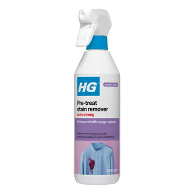 Hg H G Pre-Treat Stain Remover Extra Strong 500Ml - White - Image 7