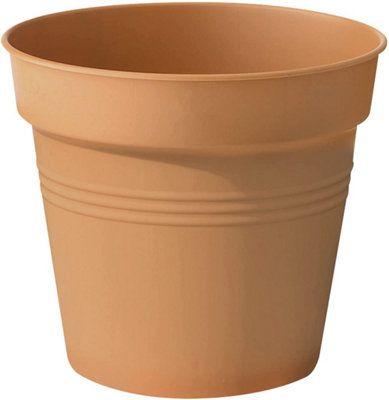 Elho Green Basics Grow Pot 11Cm (Mild Terra) from B&Q