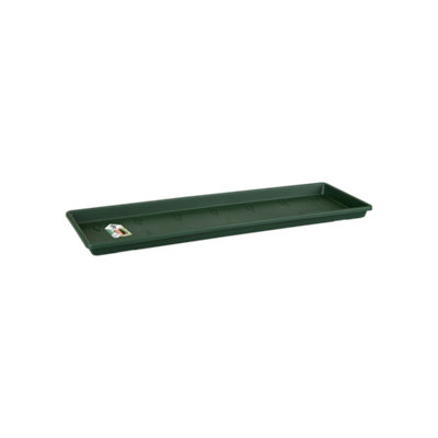 Elho 50Cm Green Basics Trough Saucer (Leaf Green) from B&Q