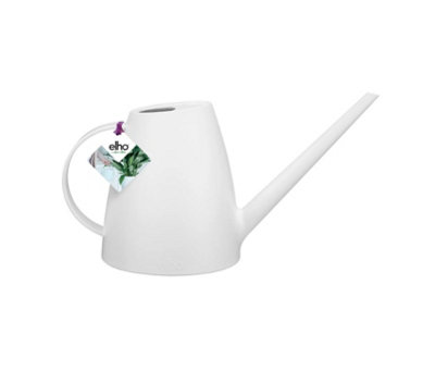 Elho Brussels Recycled Plastic Watering Can 1.8L In White from B&Q