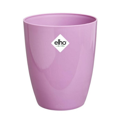 Elho Brussels Diamond Orchid High 12.5Cm Violet Recycled Plastic Plant Pot from B&Q