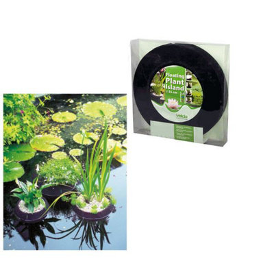 Velda 127573 Driving 35 Cm Round Pond Plant Island Floating Plant Island from B&Q