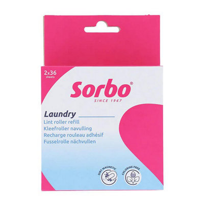 Sorbo Pack Of 2 Lint Roller Refills from B&Q