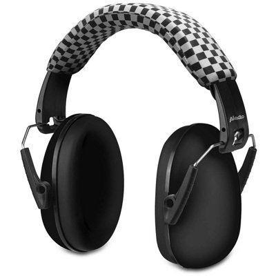 Alecto Bv71 Kids Ear Defenders Noise Cancelling Headphones Protectors For Baby 18 Months To Children 12 Years And ToddlersBlack