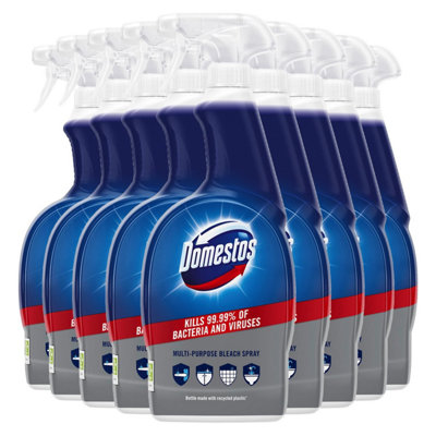 Domestos Multi-Purpose Bleach Surface Cleaner Disinfectant Spray 700Ml, 9Pk