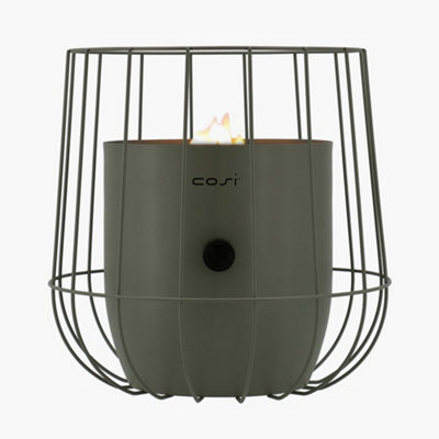 Pacific Lifestyle Portable Cosiscoop Basket Olive Lantern from B&Q