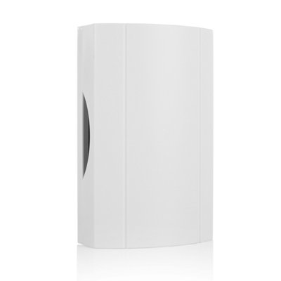 B&Q -  White Wired Mains-Powered Wired Door Chime