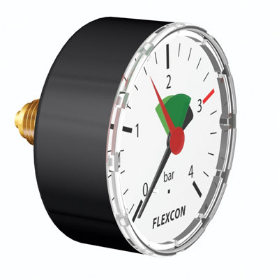  - Flamco Presure Gauge 6mm Axial 63mm Dial