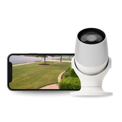 Calex Smart Outdoor Ip Camera Wifi Surveillance White With Night Vision