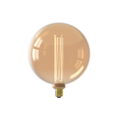 Calex E27 3.5W 150Lm 360° Transparent Globe Extra Warm White Led Dimmable Filament Light Bulb from B&Q