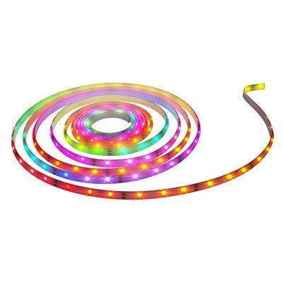 Calex Vibey Edge Mains-Powered Led Rgb & Tunable White Strip Light Ip20 1500Lm (L)5M from B&Q