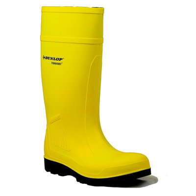 B&Q -  Purofort Professional Full Safety Wellington Yellow