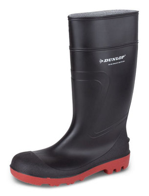 B&Q -  Warwick Full Safety Wellington Black 12
