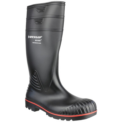 Dunlop Acifort Heavy Duty Full Safety Wellington Black from B&Q