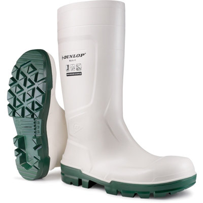 Dunlop Men's Work-It Waterproof Steel Toe Cap Boots - White - 10 (44) - Image 14