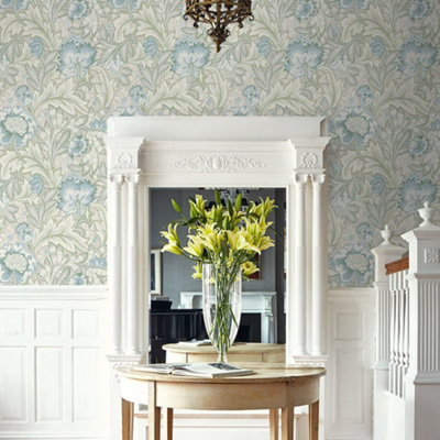Galerie Arts And Crafts Gold Patterned Wallpaper from B&Q