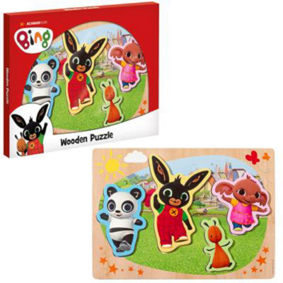 Bambolino Toys - Bing - Frame Puzzle - 4 pc(s) - Wood - Image 11