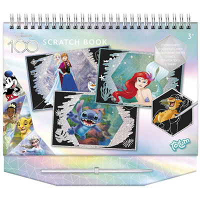 - Totum Disney 100 Years Of Wonder Scratchbook Craft Set