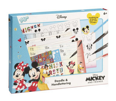 Totum Mickey & Friends Doodle & Hand Lettering Set from B&Q