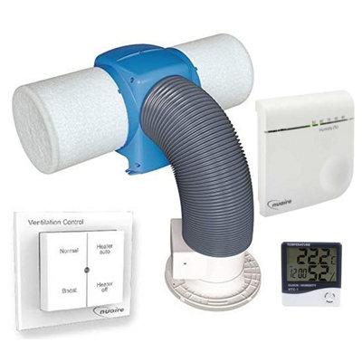 Nuaire Drimaster Eco Heat Hc Piv Wireless Humidity Sensor & Remote Control from B&Q