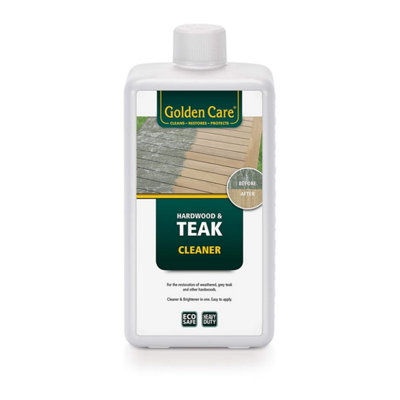 Garden Trading Teak Protector: 1 Litre Golden Care Teak Cleaner from B&Q