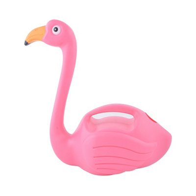 Fallen Fruit Flamingo Plastic Watering Can 1.46L from B&Q