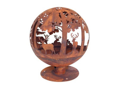 Fallen Fruits Fire GlobeWoodland Scene(Ff261) from B&Q