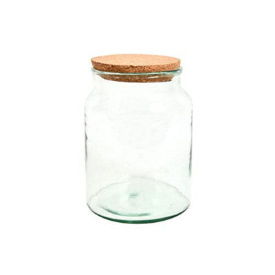 B&Q -  Half Open Terrarium Bottle Small