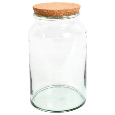 B&Q -  Half Open Terrarium Bottle Medium