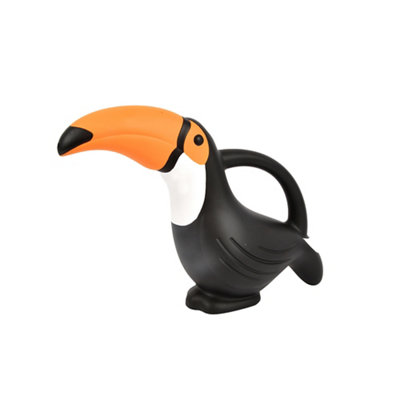 Fallen Fruit Toucan Plastic Watering Can 1.2L from B&Q