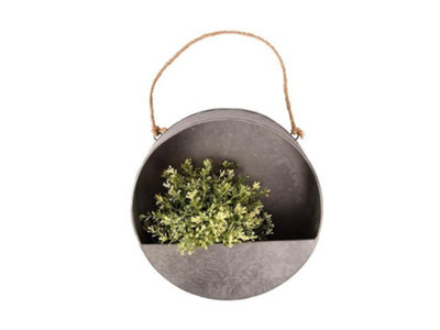 B&Q -  Wall Planter Round- Large Garden Planter