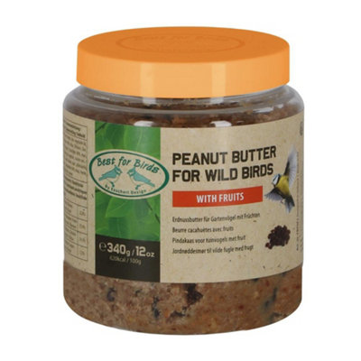 Fallen Fruits Wild Bird Peanut Butter Jar 340G Fruit from B&Q