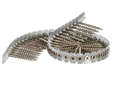 B&Q -  40H35Mc Duraspin Collated Screws Chipboard 4.0 X 35mm Pack 1000