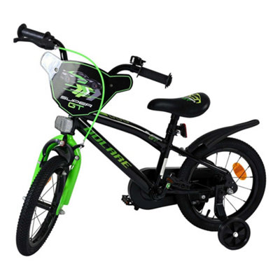 B&Q -  Super Gt Green 14-Inch Boys Children's Bike