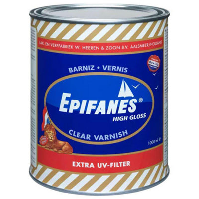 Epifanes Clear Gloss Varnish 1L Premium Yacht Varnish With Uv Stabilisers For Durable Indoor Or Outdoor Wood from B&Q