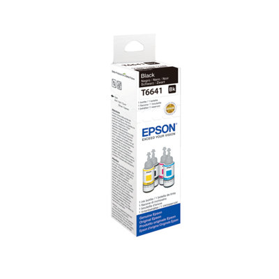 T6641 Black ink bottle 70ml WE - Image 19