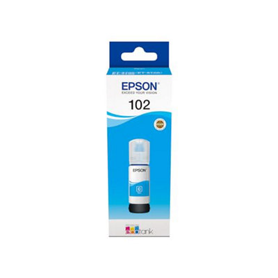 Epson 102 Original Ink Bottle C13t03r240 Cyan 70 Ml - Image 22
