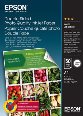 Epson Double Sided Matte Inkjet Photo Paper A4 140gsm - 50 Sheets C13S400059 - Image 10