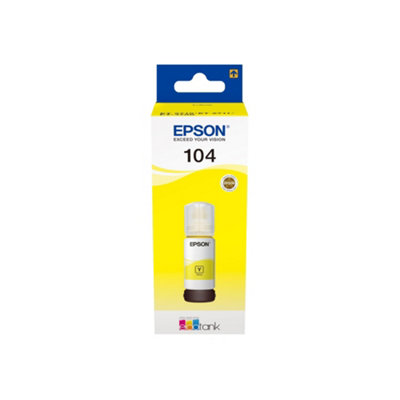 Epson 104 Ecotank Yellow Ink Bottle. Type: Original Printing Colours: Yellow Bra - Image 18