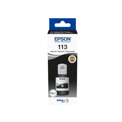 Original Epson 113 Black Ink Bottle (C13T06B140) Clearance - Image 12