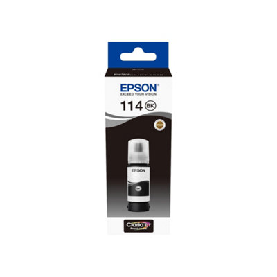 OEM Epson C13T07A140 (114) Ink Bottle Black Pigmented 2300 Photos 70ml - Image 16