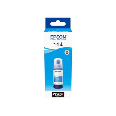 114 EcoTank Cyan ink bottle - Image 9