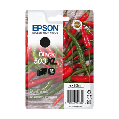 Epson 503Xl ChilliesGenuine Black Ink Cartridge from B&Q