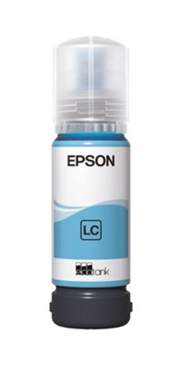 Epson Lightcyan 107 (C13t09b540) Light Cyan Original Ink Bottle - Image 10