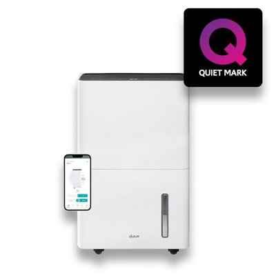 Duux Bora Smart Dehumidifier, Clothes Drying Mode, 30L/Day, 4L Tank
